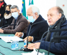 Reunião om a COMEC e SEDU sobre ligação metropolitana São José dos Pinhais/Mandirituba  -  Curitiba, 29/06/2021  -  Foto: José Fernando Ogura/AEN