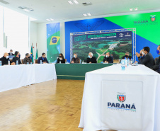 Reunião om a COMEC e SEDU sobre ligação metropolitana São José dos Pinhais/Mandirituba  -  Curitiba, 29/06/2021  -  Foto: José Fernando Ogura/AEN