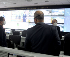 O Secretário da Segurança Pública do Paraná, Romulo Marinho Soares, juntamente com uma comitiva composta por representantes das forças de segurança do estado, esteve, nesta terça-feira (29/06), em São Paulo, para visitar as instalações das instituições de segurança pública do Estado  -  São Paulo, 29/06/2021  -  Foto: SESP-PR