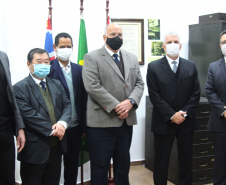 O Secretário da Segurança Pública do Paraná, Romulo Marinho Soares, juntamente com uma comitiva composta por representantes das forças de segurança do estado, esteve, nesta terça-feira (29/06), em São Paulo, para visitar as instalações das instituições de segurança pública do Estado  -  São Paulo, 29/06/2021  -  Foto: SESP-PR