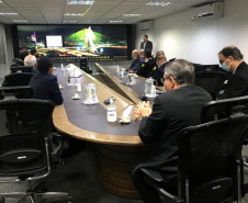 O Secretário da Segurança Pública do Paraná, Romulo Marinho Soares, juntamente com uma comitiva composta por representantes das forças de segurança do estado, esteve, nesta terça-feira (29/06), em São Paulo, para visitar as instalações das instituições de segurança pública do Estado  -  São Paulo, 29/06/2021  -  Foto: SESP-PR