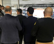 O Secretário da Segurança Pública do Paraná, Romulo Marinho Soares, juntamente com uma comitiva composta por representantes das forças de segurança do estado, esteve, nesta terça-feira (29/06), em São Paulo, para visitar as instalações das instituições de segurança pública do Estado  -  São Paulo, 29/06/2021  -  Foto: SESP-PR