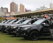 O Batalhão de Operações Especiais (BOPE), através da Rondas Ostensivas de Natureza Especial (RONE), apreendeu mais de 170 quilos de drogas, duas armas de fogo e 32 pessoas acabaram presas durante a Operação Narco Brasil entre os dias 21 e 30 de junho no Litoral e nos Campos Gerais do estado.  -  Curitiba, 01/07/2021  -  Foto: PMPR/SESP-PR