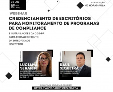 Experiência paranaense é tema de webinar no Mato Grosso
Arte CGE