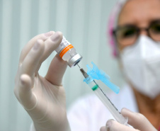 Três em cada quatro municípios vacinam a faixa dos 40 anos; 67 já venceram essa barreira. Foto:SESA