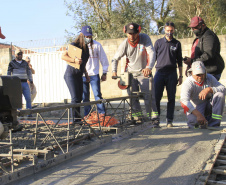 O secretário estadual do Desenvolvimento Urbano e de Obras Públicas, João Carlos Ortega, vistoria obras no município de Fazenda Rio Grande  -  Curitiba, 08/07/2021  -  Foto: Gustavo Pontes