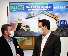 O governador Carlos Massa Ratinho Junior autorizou a liberação de R$ 1.704.800,00 para a compra de novos maquinários para São Jerônimo da Serra  -  Curitiba, 14/07/2021  -  Foto: Jonathan Campos/AEN
