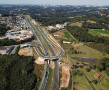 Novo viaduto melhora mobilidade na BR-277 e traz mais segurança a moradores de Campo Largo  -  Curitiba, 13/07/2021  -  Foto: José Fernando Ogura/AEN