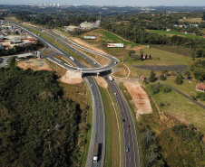 Novo viaduto melhora mobilidade na BR-277 e traz mais segurança a moradores de Campo Largo  -  Curitiba, 13/07/2021  -  Foto: José Fernando Ogura/AEN