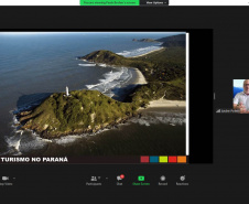 A Paraná Turismo promoveu nesta segunda-feira (12) o webinar “Paraná, seu próximo destino” em parceria com a Associação Portuguesa das Agências de Viagens e Turismo (APAVT), evento que foi destinado às agências e operadores de viagens de  Portugal.