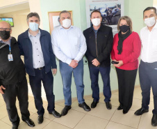 Secretário Ney Leprevost lança "Postos Avançados " das Agências do Trabalhador na região Sudoeste e prestigia formandos da "Carreta do Conhecimento" no Oeste  -  Curitiba, 15/07/2021  -  Foto: SEJUF