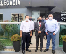 Secretário Ney Leprevost lança "Postos Avançados " das Agências do Trabalhador na região Sudoeste e prestigia formandos da "Carreta do Conhecimento" no Oeste  -  Curitiba, 15/07/2021  -  Foto: SEJUF