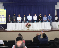 Secretário Ney Leprevost lança "Postos Avançados " das Agências do Trabalhador na região Sudoeste e prestigia formandos da "Carreta do Conhecimento" no Oeste  -  Curitiba, 15/07/2021  -  Foto: SEJUF