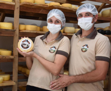 Queijo artesanal de Salgado Filho é o primeiro produto paranaense a receber o Selo Arte
Foto:  Júlio César Nesi