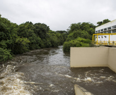 Sanepar inicia obra de duplicação da adutora do Rio Pitangui
  Foto: Brunno Covello/SANEPAR