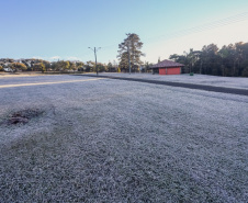Paraná tem 16 cidades com temperaturas negativas; General Carneiro registrou -7,8ºC  Foto: Valdelino Pontes/AEN