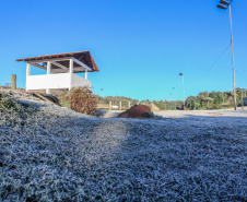 Paraná tem 16 cidades com temperaturas negativas; General Carneiro registrou -7,8ºC  Foto: Valdelino Pontes/AEN