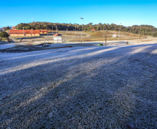 Paraná tem 16 cidades com temperaturas negativas; General Carneiro registrou -7,8ºC  Foto: Valdelino Pontes/AEN