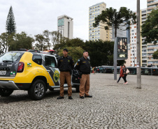 Mais policiamento ostensivo e preventivo nas ruas e maior sensação de segurança para a população são as principais mudanças após a regulamentação da Diária Especial por Atividade de Extrajornada Voluntária (DEAEV) para policiais e bombeiros militares.-  Foto: Geraldo Bubniak/ANPr