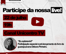 Nesta quinta-feira, dia 22 de julho, às 19h, a Unicentro e diversos órgãos de representação política de Guarapuava estarão unidos na defesa da vida das mulheres.