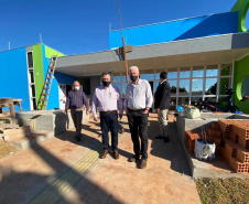 O secretário de Estado da Saúde, Beto Preto, acompanhou a vacinação contra a Covid-19 no município de Guaíra, na região Oeste, nesta quarta-feira (21).  -  Guaíra, 21/07/2021  -  Foto: Gustavo Marçal/SESA