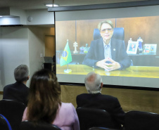 Governador em exercício, Darci Piana,  participa da abertura do 1º Congresso Internacional da Associação Brasileira da Seda (Abraseda), em Londrina  -  Londrina, 22/07/2021  -  Foto: José Fernando Ogura/AEN