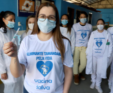 No Paraná, 2,1 milhões de pessoas entre 18 e 59 anos já foram vacinadas contra a Covid-19    Foto: Ari Dias /AEN