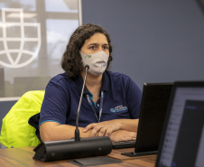 Com a promoção de workshops com prestadores de serviços portuários, equipe da Diretoria de Meio Ambiente da empresa pública visa aperfeiçoar os procedimentos para promover segurança ambiental, saúde e segurança no trabalho. -  Paranaguá, 22/07/2021  -  Foto: Claudio Neves/Portos do Paraná