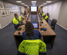 Com a promoção de workshops com prestadores de serviços portuários, equipe da Diretoria de Meio Ambiente da empresa pública visa aperfeiçoar os procedimentos para promover segurança ambiental, saúde e segurança no trabalho. -  Paranaguá, 22/07/2021  -  Foto: Claudio Neves/Portos do Paraná