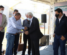 O governador do Paraná em exercício, Darci Piana, visita a Cooperativa Agroindustrial Lar neste domingo (25), no Complexo Industrial de Bom Jesus, que acaba de concluir a primeira etapa das obras.   Foto:  Ari Dias/AEN