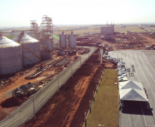 O governador do Paraná em exercício, Darci Piana, visita a Cooperativa Agroindustrial Lar neste domingo (25), no Complexo Industrial de Bom Jesus, que acaba de concluir a primeira etapa das obras.   Foto:  Ari Dias/AEN