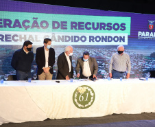 Darci Piana anuncia investimento de R$ 3,8 milhões em obras em Marechal Cândido RondonFoto: Ari Dias/AEN