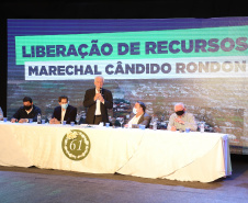 Darci Piana anuncia investimento de R$ 3,8 milhões em obras em Marechal Cândido RondonFoto: Ari Dias/AEN