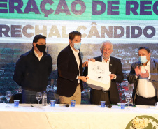 Darci Piana anuncia investimento de R$ 3,8 milhões em obras em Marechal Cândido RondonFoto: Ari Dias/AEN