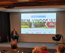 Evento debate sobre o desenvolvimento econômico por meio do cicloturismo  -  Curitiba, 27/07/2021  -  Foto: Invest Paraná