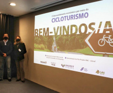 Evento debate sobre o desenvolvimento econômico por meio do cicloturismo - Curitiba, 27/07/2021 - Foto: Invest Paraná