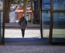 29/07/2021 - Imagens frio em Curitiba
Foto Gilson Abreu/AEN