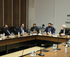 Vice-governador Darci Piana durante reunião com a Controladoria Geral do Estado (CGE), para Intensificar a prevenção à corrupção e manter a integridade de cada órgão do Governo do Estado.  -  Curitiba, 27/07/2021  -  foto: José Fernando Ogura/AEN