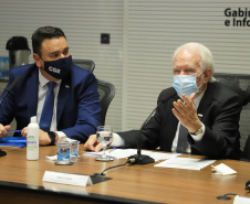 Vice-governador Darci Piana durante reunião com a Controladoria Geral do Estado (CGE), para Intensificar a prevenção à corrupção e manter a integridade de cada órgão do Governo do Estado.  -  Curitiba, 27/07/2021  -  foto: José Fernando Ogura/AEN