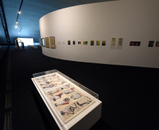 Schwanke, Uma Poética Labirintica.Museu Oscar Niemeyer(MON).Curitiba, 27 de abril de 2021.Foto: Kraw Penas/SECC.