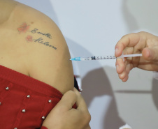 Vacinação em São José dos Pinhais   Foto: Jose Fernando Ogura /AEN