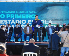 O governador Carlos Massa Ratinho Junior participou nesta quinta-feira (29) das comemorações dos 373 anos de Paranaguá, a cidade mais antiga do Paraná. -  Paranaguá, 29/07/2021  -  Foto: José Fernando Ogura/AEN