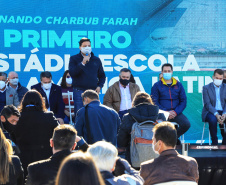 O governador Carlos Massa Ratinho Junior participou nesta quinta-feira (29) das comemorações dos 373 anos de Paranaguá, a cidade mais antiga do Paraná. -  Paranaguá, 29/07/2021  -  Foto: José Fernando Ogura/AEN