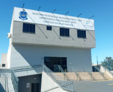 O Departamento Penitenciário do Paraná (Depen) inaugurou nesta quinta-feira (29), a nova estrutura que vai abrigar o Complexo Social de Cascavel, no Oeste do Paraná. Com 800 metros quadrados, o local vai unir em um mesmo espaço os serviços do Patronato Penitenciário e do Escritório Social, que oferecem apoio e ofertam projetos e ações de capacitação de egressos, monitorados e prestadores de serviço à comunidade.  -  Curitiba, 29/07/2021  -  Foto: DEPEN-PR