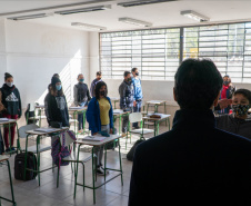 Cônsul do Japão visita escola cívico-militar que celebrou imigração japonesa    Foto Anderson Pedroso/SEED