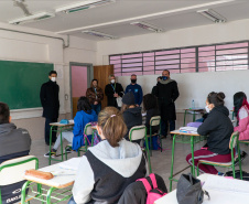 Cônsul do Japão visita escola cívico-militar que celebrou imigração japonesa    Foto Anderson Pedroso/SEED