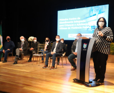 Vice-governador Darci Piana, recebe a ministra Damaris Alves, do Ministério da Mulher, da Família e dos Direitos Humanos  -  Paranaguá, 02/08/2021  -  Foto: Ari Dias/AEN