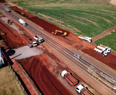 Duplicação da BR-277 em Cascavel  -  Cascavel, 02/08/2021  -  Foto: José Fernando Ogura/AEN