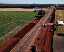 Duplicação da BR-277 em Cascavel  -  Cascavel, 02/08/2021  -  Foto: José Fernando Ogura/AEN