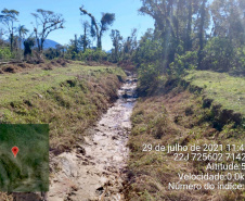 Força-tarefa no litoral identifica mais de 100 hectares de desmatamento ilegal  -  curitiba, 03/08/2021  -  Foto: IAT
